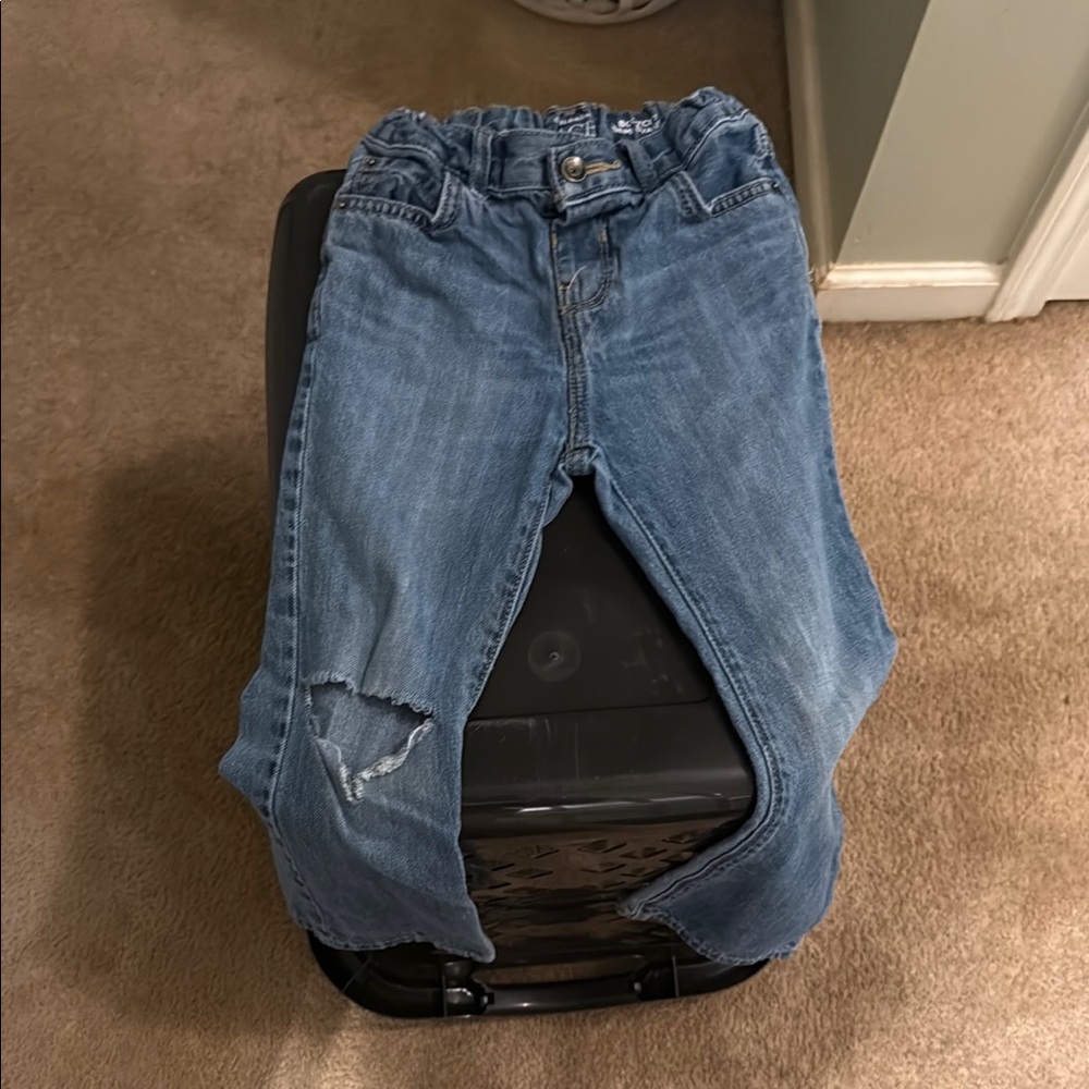 The Children's Place Blue Distressed Jeans Relaxed Fit